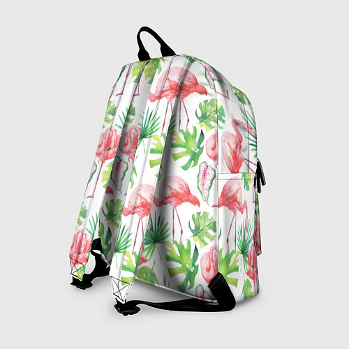 Рюкзак Фламинго в тропиках / 3D-принт – фото 2