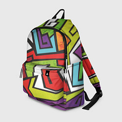 Рюкзак Цветные граффити, цвет: 3D-принт