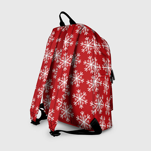 Рюкзак Новогодние Снежинки / 3D-принт – фото 2