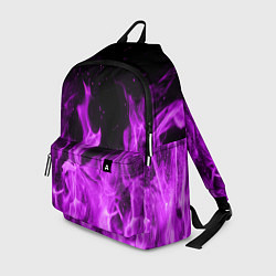 Рюкзак Фиолетовый огонь, цвет: 3D-принт