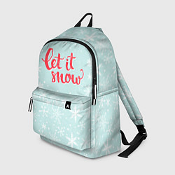 Рюкзак Let it snow, цвет: 3D-принт