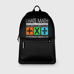 Рюкзак Ed Sheeran: I hate math цвета 3D-принт — фото 2