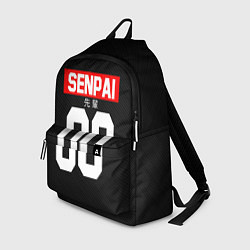 Рюкзак Senpai 00: Black Style, цвет: 3D-принт