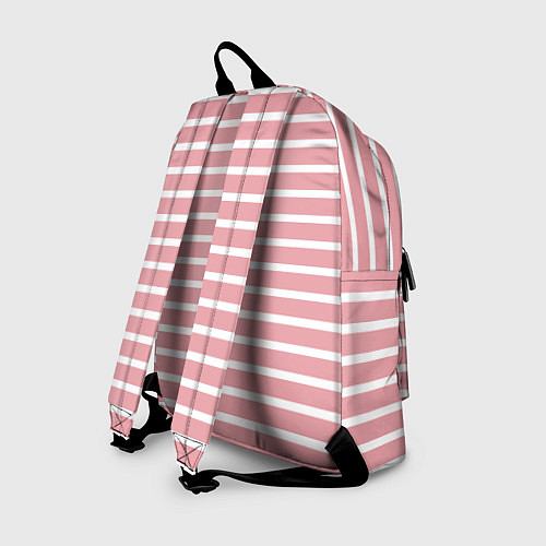 Рюкзак Black Pink: Striped Geometry / 3D-принт – фото 2