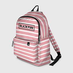 Рюкзак Black Pink: Striped Geometry, цвет: 3D-принт
