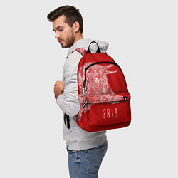 Рюкзак Красная свинья 2019, цвет: 3D-принт — фото 2