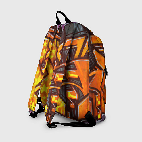 Рюкзак Orange Graffiti / 3D-принт – фото 2