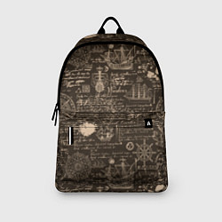 Рюкзак Старая рукопись путешественника, цвет: 3D-принт — фото 2