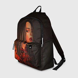 Рюкзак Billie Eilish: Red Head, цвет: 3D-принт