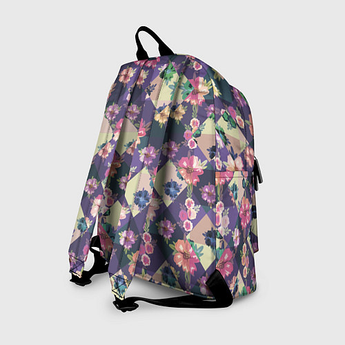 Рюкзак Цветочный пазл / 3D-принт – фото 2