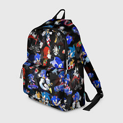 Рюкзак Sonic паттерн, цвет: 3D-принт