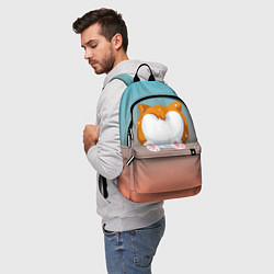 Рюкзак Милый корги, цвет: 3D-принт — фото 2