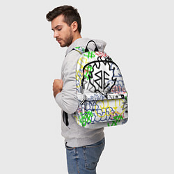 Рюкзак BILLIE EILISH GRAFFITI, цвет: 3D-принт — фото 2