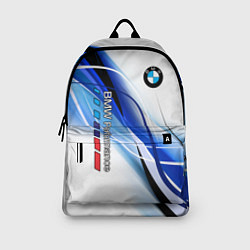 Рюкзак BMW волны - blue-white, цвет: 3D-принт — фото 2