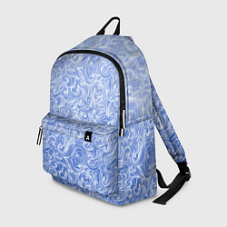 Рюкзак Волны на голубом фоне, цвет: 3D-принт