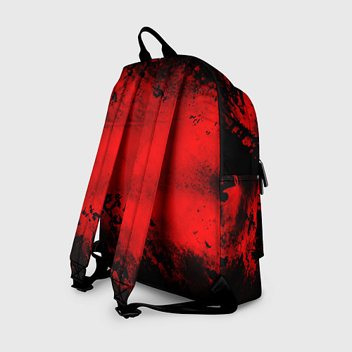 Рюкзак Red grunge monster energy / 3D-принт – фото 2
