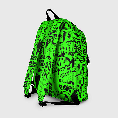 Рюкзак BILLIE EILISH БИЛЛИ АЙЛИШ / 3D-принт – фото 2