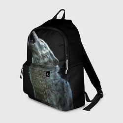 Рюкзак Воющий волк, цвет: 3D-принт