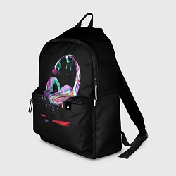 Рюкзак Потекшие наушники, цвет: 3D-принт