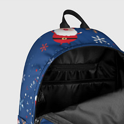 Рюкзак Дед мороз, цвет: 3D-принт — фото 2