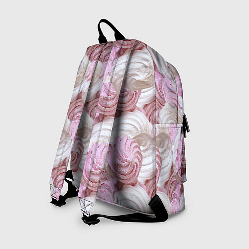 Рюкзак Зефир белый и розовый / 3D-принт – фото 2