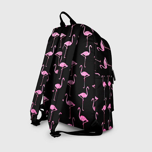 Рюкзак Фламинго Чёрная / 3D-принт – фото 2
