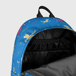 Рюкзак Летающие единороги, цвет: 3D-принт — фото 2