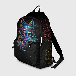 Рюкзак КРАСОЧНЫЙ ВОЛК, цвет: 3D-принт