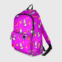 Рюкзак Узор из панды и сладостей, цвет: 3D-принт