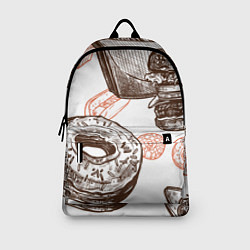 Рюкзак Вкусности, цвет: 3D-принт — фото 2