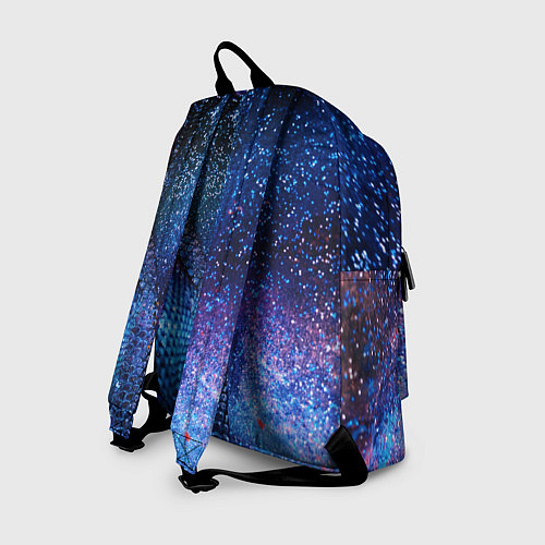 Рюкзак Синяя чешуйчатая абстракция blue cosmos / 3D-принт – фото 2