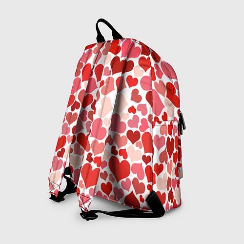 Рюкзак Множество сердец / 3D-принт – фото 2