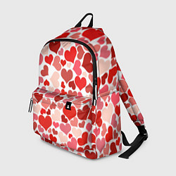 Рюкзак Множество сердец, цвет: 3D-принт