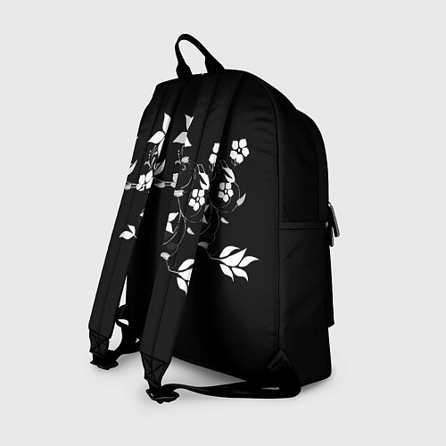 Рюкзак Цвета цветов черное / 3D-принт – фото 2