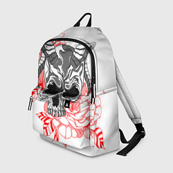 Рюкзак Череп с рогами, цвет: 3D-принт
