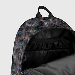 Рюкзак Коричневый абстрактный узор, цвет: 3D-принт — фото 2