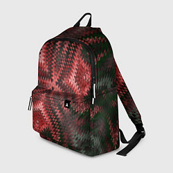 Рюкзак Серо-коричневый узор, цвет: 3D-принт