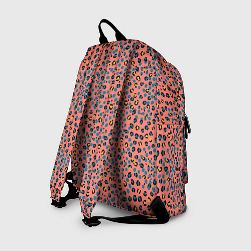 Рюкзак Леопардовый принт на розовом / 3D-принт – фото 2