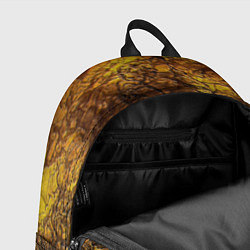 Рюкзак Желто-черная текстура камня, цвет: 3D-принт — фото 2