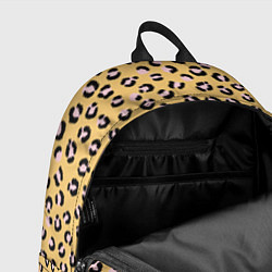 Рюкзак Желтый леопардовый принт, цвет: 3D-принт — фото 2