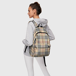 Рюкзак Клетчатый принт в стиле Burberry, цвет: 3D-принт — фото 2
