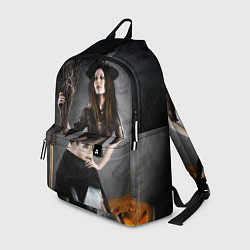 Рюкзак Милая ведьма с метлой, цвет: 3D-принт