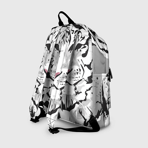 Рюкзак Белый снежный тигр / 3D-принт – фото 2