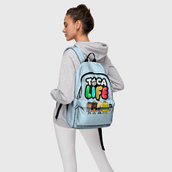 Рюкзак Toca Life: Logo, цвет: 3D-принт — фото 2