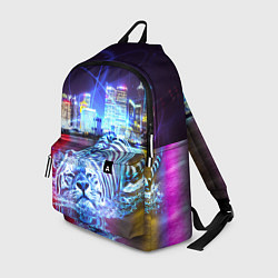 Рюкзак Плывущий неоновый тигр, цвет: 3D-принт