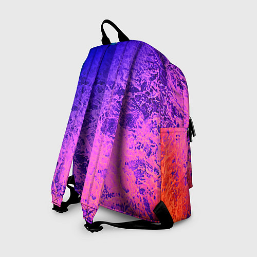Рюкзак Абстрактный пурпурно-синий / 3D-принт – фото 2