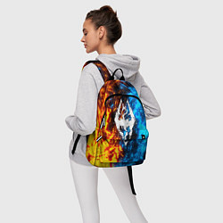 Рюкзак TES SKYRIM BATTLE FIRE БИТВА ОГНЕЙ, цвет: 3D-принт — фото 2