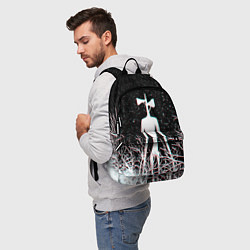Рюкзак СИРЕНОГОЛОВЫЙ ГЛИТЧ ЛЕС, КОСМОС, цвет: 3D-принт — фото 2