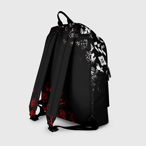 Рюкзак DESTINY 2 RED & WHITE PATTERN LOGO / 3D-принт – фото 2