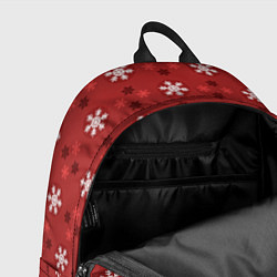 Рюкзак Snowflakes, цвет: 3D-принт — фото 2